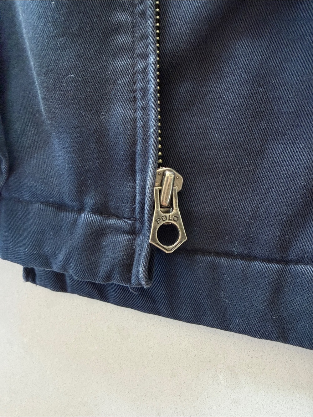 Polo by Ralph Lauren Navy Zip-Front Jacket with Red Pony - Picture 4 of 8
